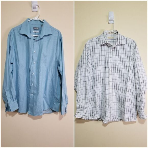Michael Kors 2 for 1 Bundle Shirts size Large - Picture 2 of 15